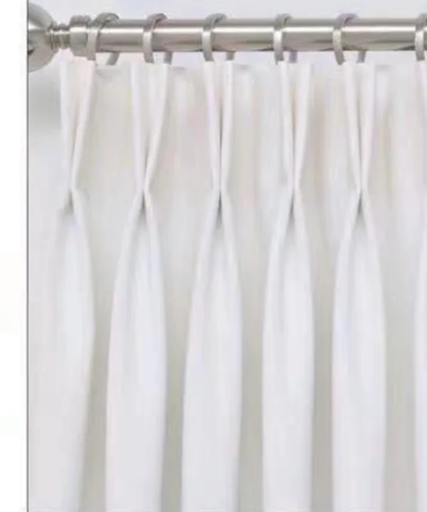 Double Pinch Pleat curtain heading style
