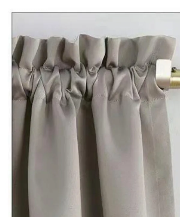 Rod Pocket curtain heading style