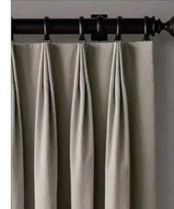 Triple Tailored Pleat curtain heading style
